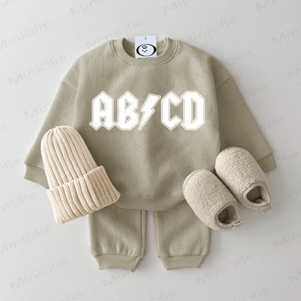 ABCD Baby Lightning Grey Green 2-Piece Set