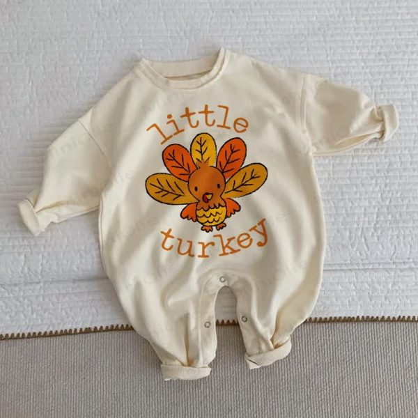 LITTLE TURKEY Baby Long Sleeve Romper