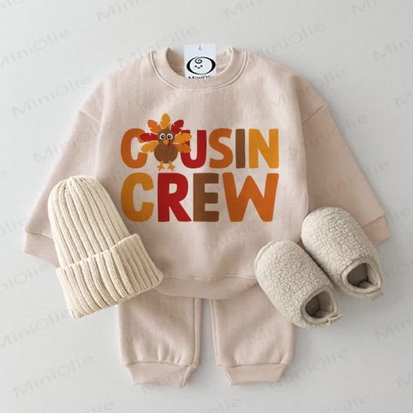 COUSIN CREW Baby Beige 2-Piece Set