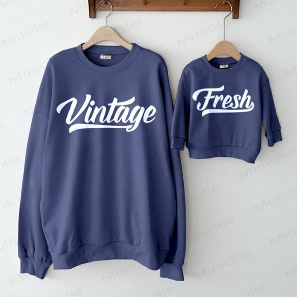 VINTAGE/FRESH Family Casual Sweatshirt
