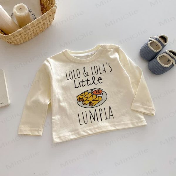 LOLO & LODA'S LITTLE LUMPIA  Baby Long Sleeves Top