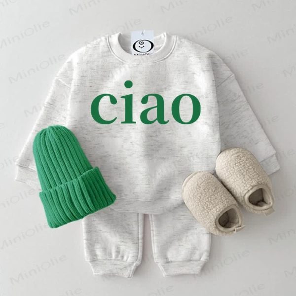 CIAO Baby 2-piece Light Grey Set