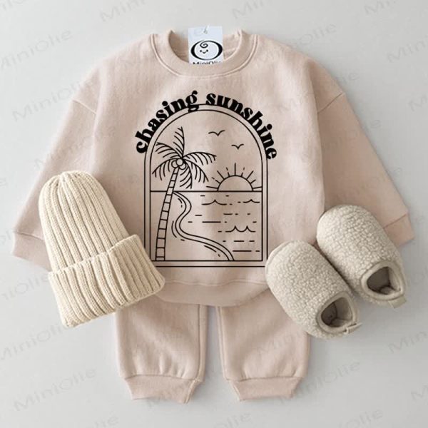 CHASING SUNSHINE Baby 2-piece Beige Set