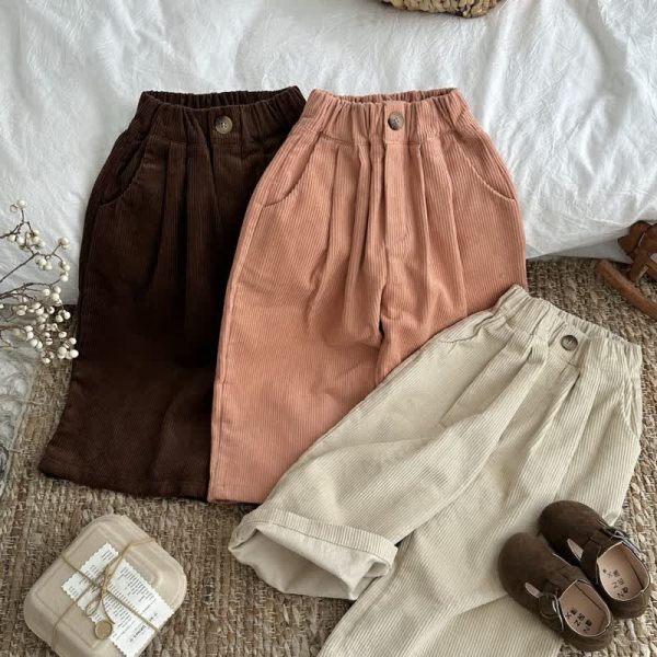 Toddler Cord Loose Pants