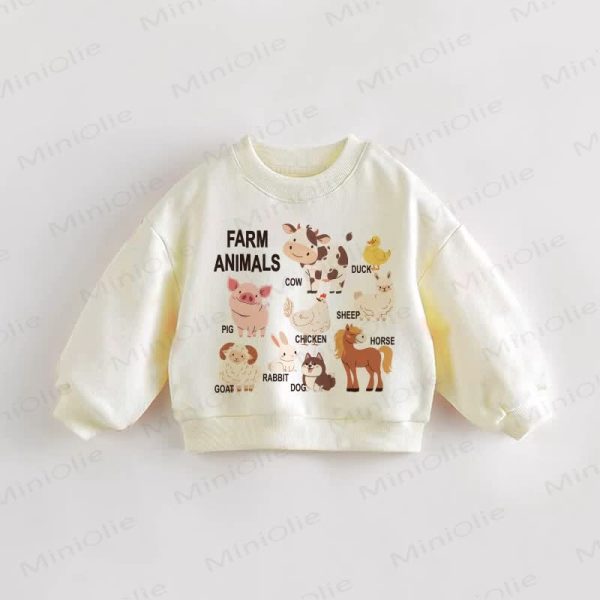 FARM ANIMALS Baby Toddler Sweatshirt
