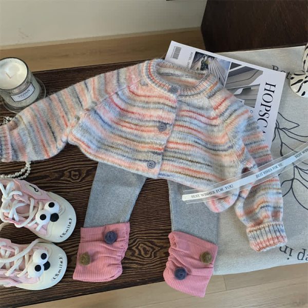 Toddler Kid Multicolor Sweater/Leggings