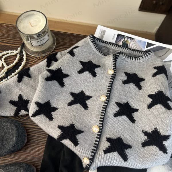 Toddler Kid Star Grey Sweater/Leggings