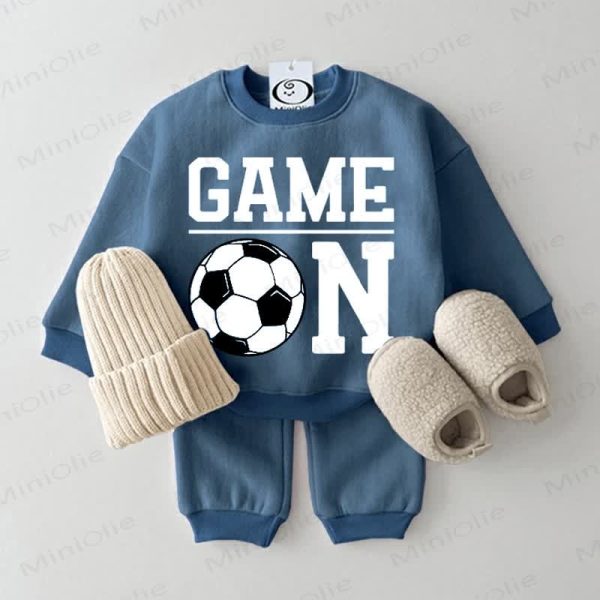 GAME ON Baby Soccer 2-piece Blue Set