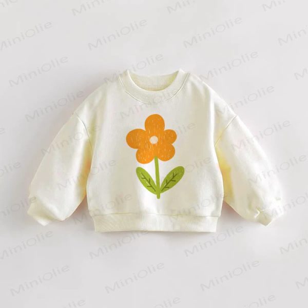 Baby Toddler Yellow Floral Sweatshirt