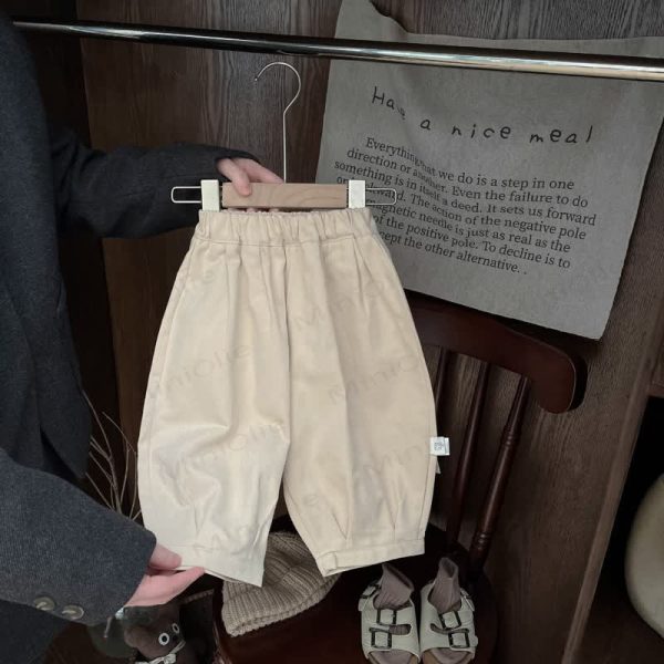 Baby Solid Color Jogger Pants