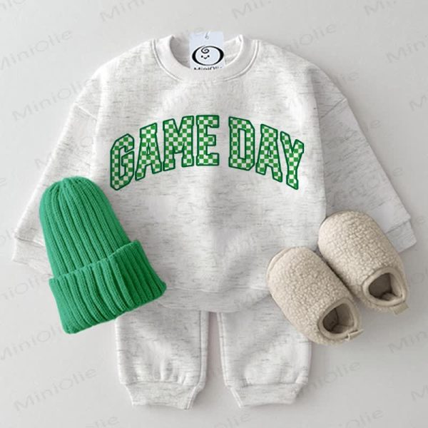 GAME DAY Baby 2-piece Light Grey Set
