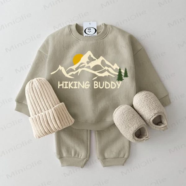 HIKING BUDDY Baby Grey Green 2-piece Set