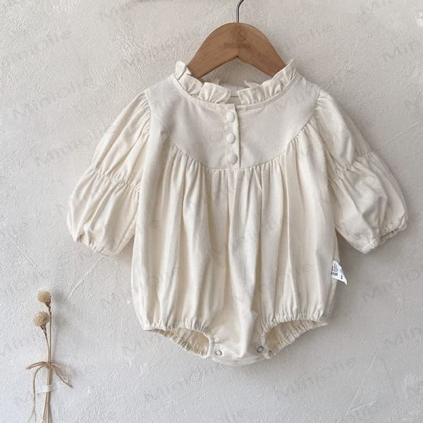 Baby Beige/Floral Bodysuit