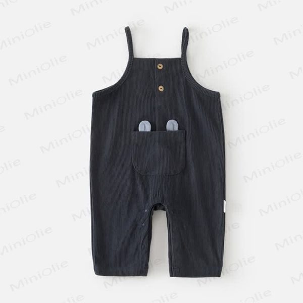 Baby Toddler Bunny Corduroy Overalls