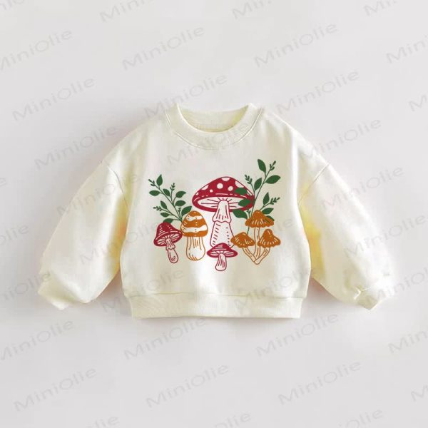 Baby Toddler Colorful Mushroom Sweatshirt