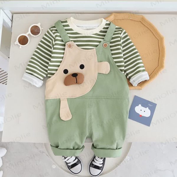 Baby Toddler Boys Bear Overalls