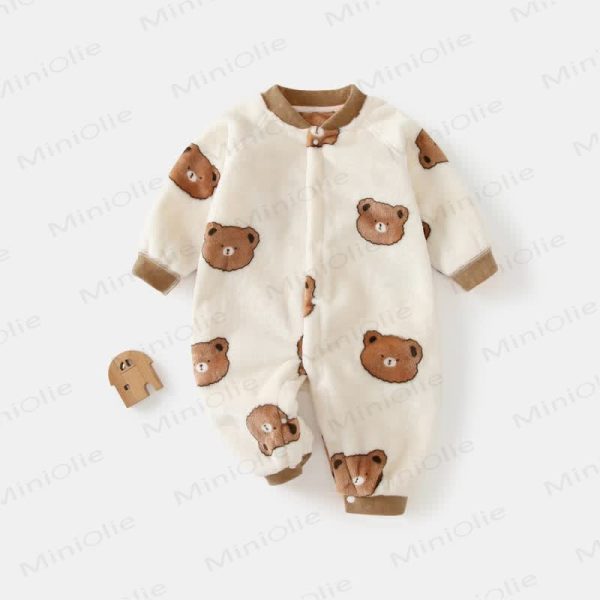 Baby Animal Fleece Romper