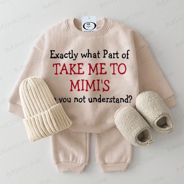 EXACTLY WHAT PART OF TAKE ME TO MIMI'S DO YOU NOT UNDERSTAND? Baby 2-piece Beige Set