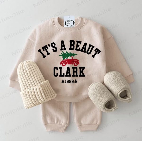 IT'S A BEAUT CLARK Baby 2-piece Beige Set