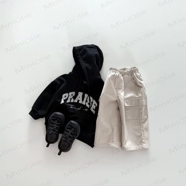 Baby Toddler Solid Color Worker Pants