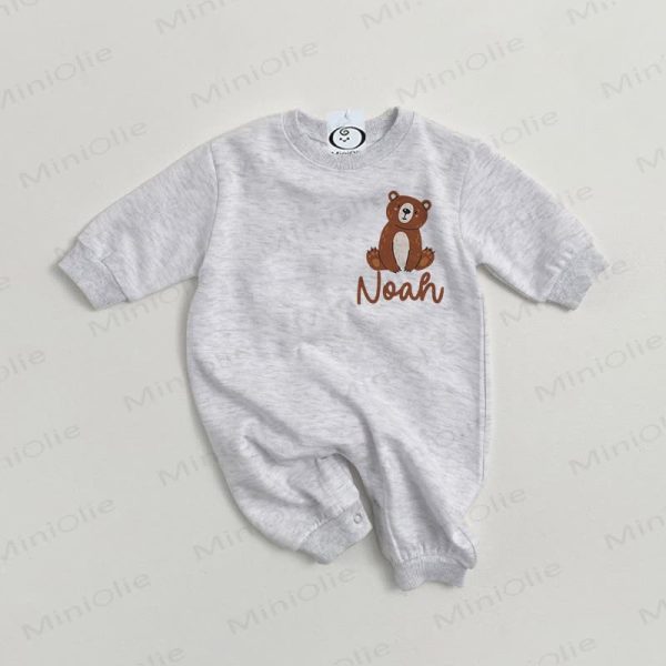 NOAH Baby Grey Romper