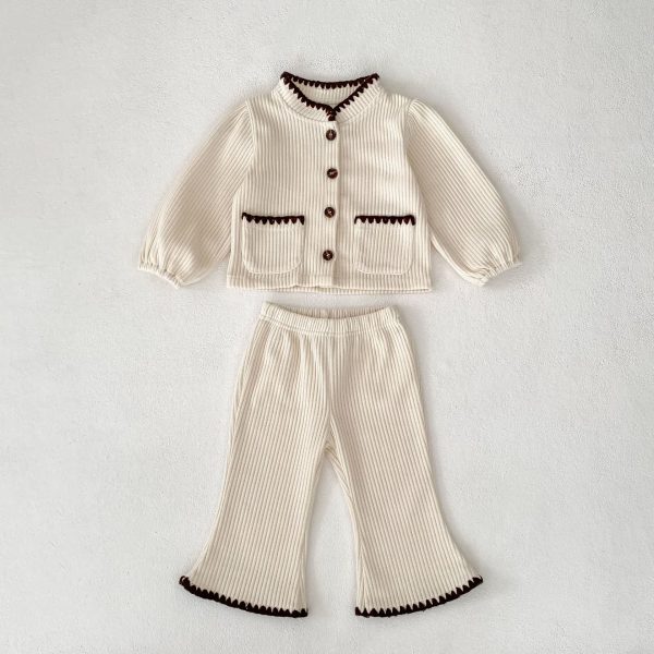 Baby Corduroy Jacket and Pants 2-Piece Set