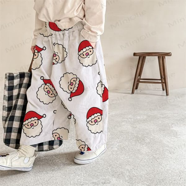 Baby Christmas Santa Apricot Pants