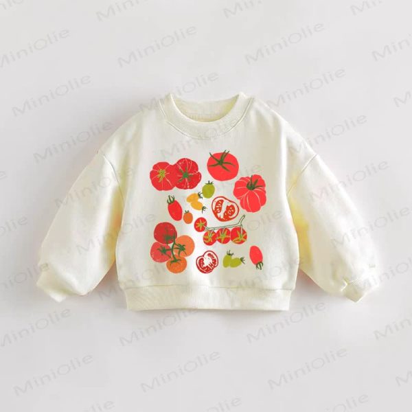 Baby Tomato Beige Sweatshirt