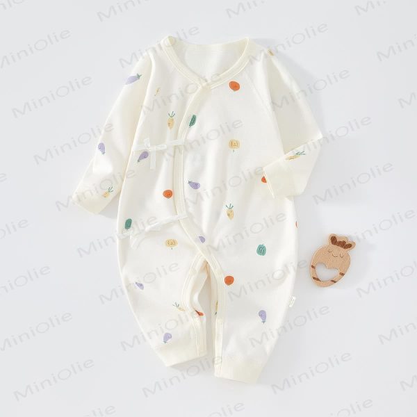 Baby Vegetable Seamless Kimono Romper