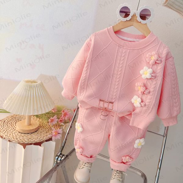Baby Toddler Girl Flower 2-piece Set