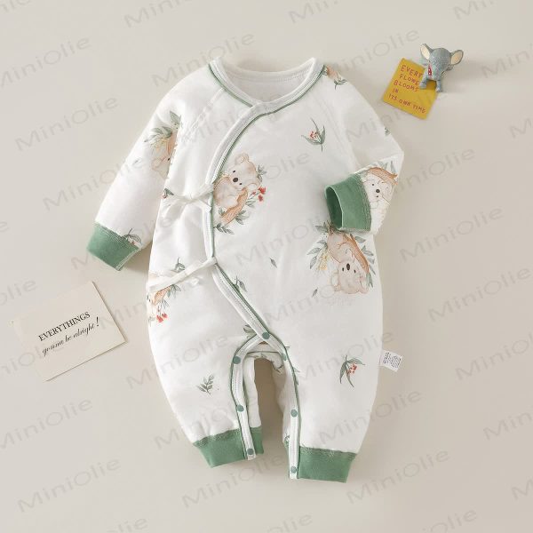Baby Koala Quilted Pajamas Romper