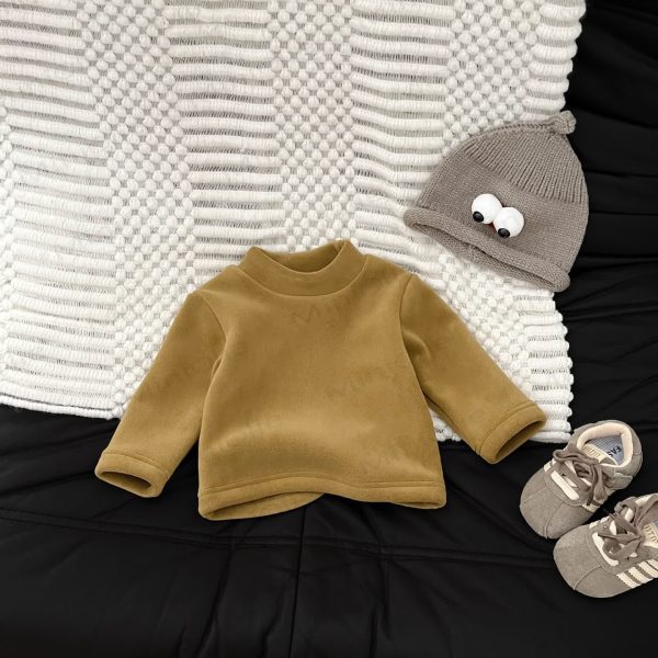 Baby Solid Color Fleece T-shirt