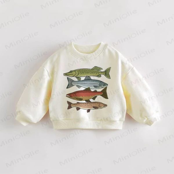 Baby Toddler Different Fish Sweatshirt