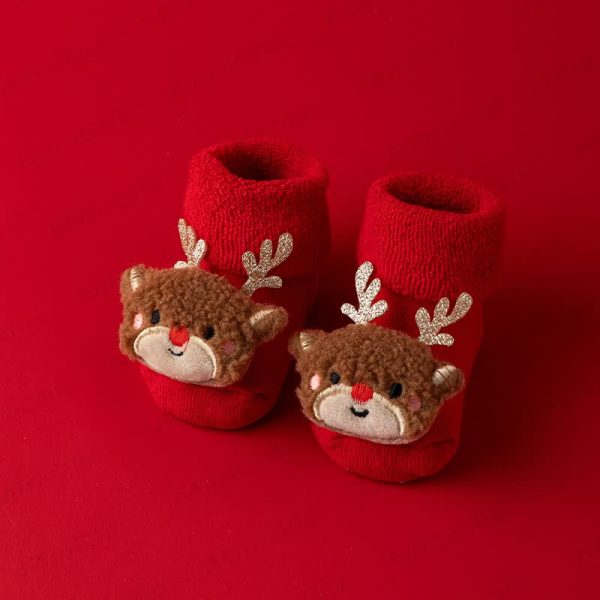 Baby Toddler Fleece Lined Christmas Socks