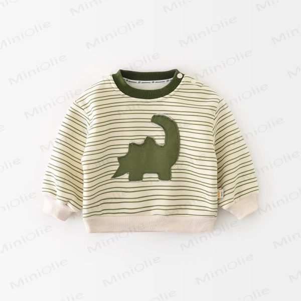Baby Dinosaur Stripe Green Top & Pants