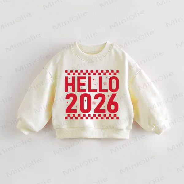 HELLO 2026 Baby Toddler Sweatshirt