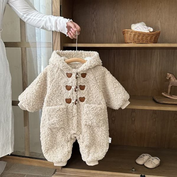 Baby Cute Hooded Romper