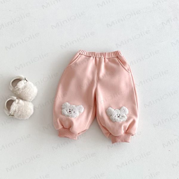 Baby Toddler Bear Fleece Lined Pants