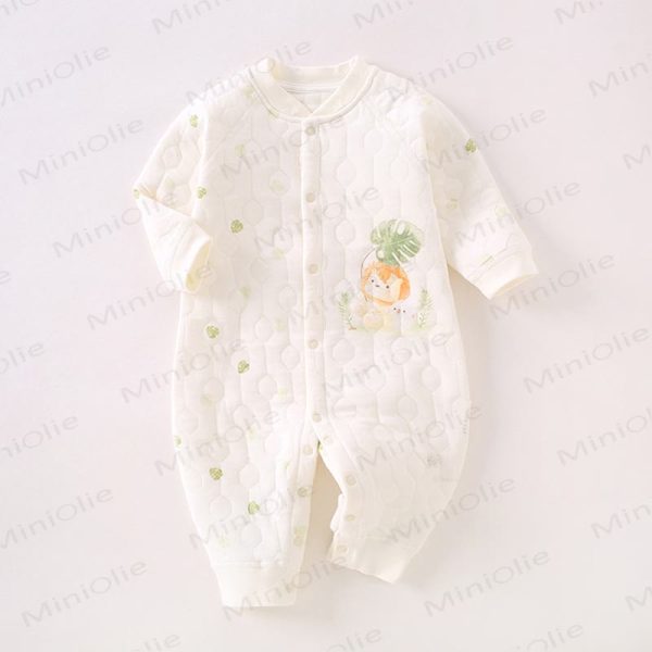 Baby Cotton Lion Pajamas Romper