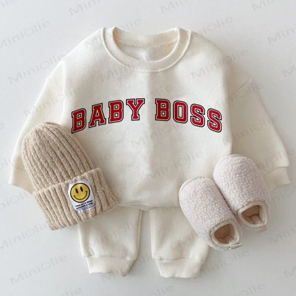 BABY BOSS Baby Sweatshirt 2-piece White Set