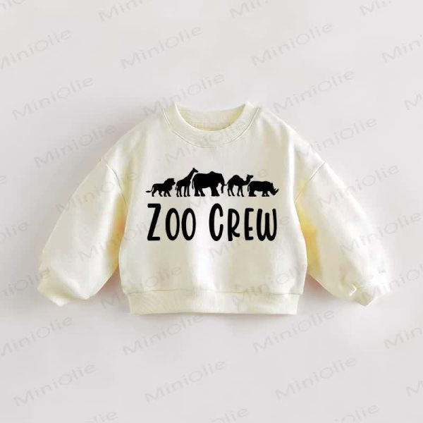 ZOO CREW Baby Toddler Cream Sweatshirt