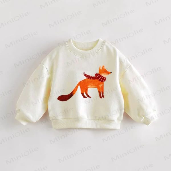 Baby Toddler Fox Cream Sweatshirt