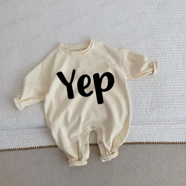 YEP Baby Toddler Beige Romper