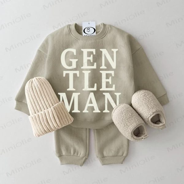 GENTLEMAN Baby Grey Green 2-piece Set