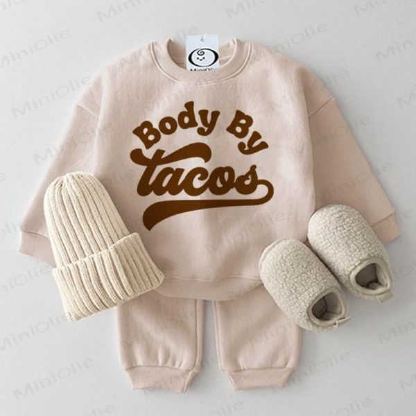 BODY BY TACOS Baby Beige 2-piece Set