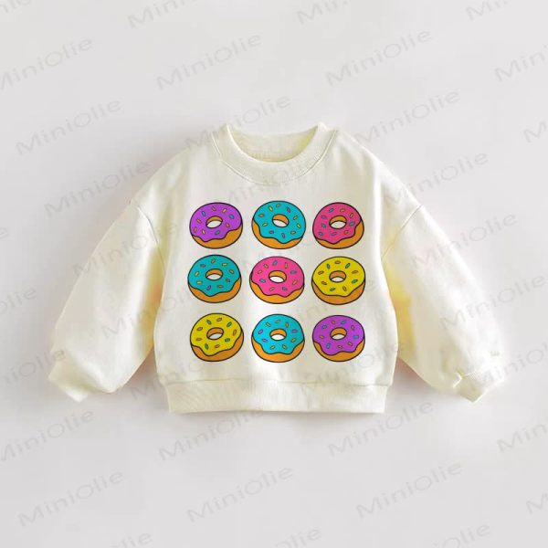 Baby Toddler Donut Cream Sweatshirt