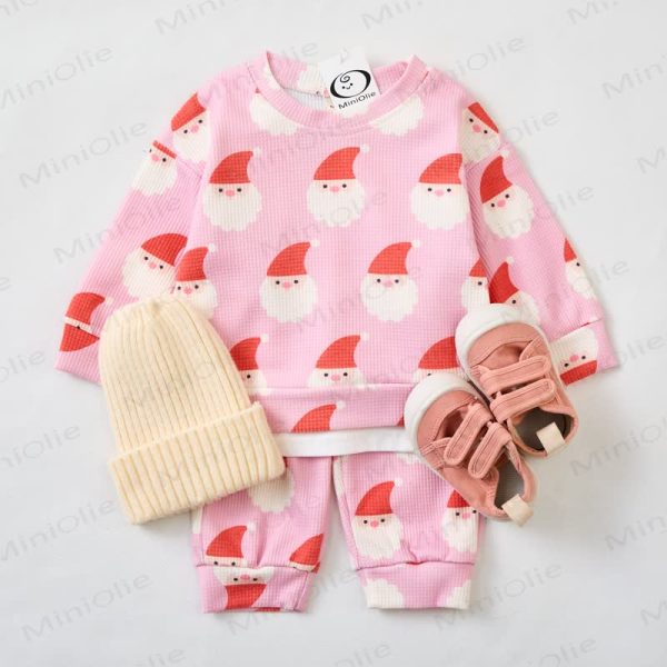 Baby Pink Santa Claus 2-piece Set