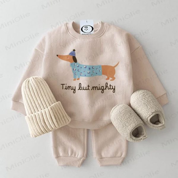 TIMY BUT MIGHTY Baby 2-piece Beige Set