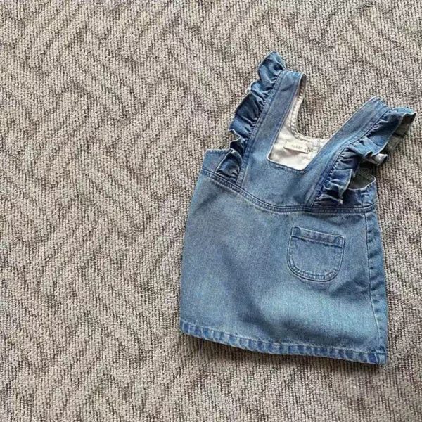Baby Toddler Cord Denim Sleeveless Dress