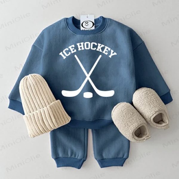 ICE HOCKEY Baby Sweatsuit 2-piece Set